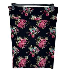 Torrid SZ 2 (2X-Large) Pencil Skirt Floral Stretch Pull-On Knee Length Multi